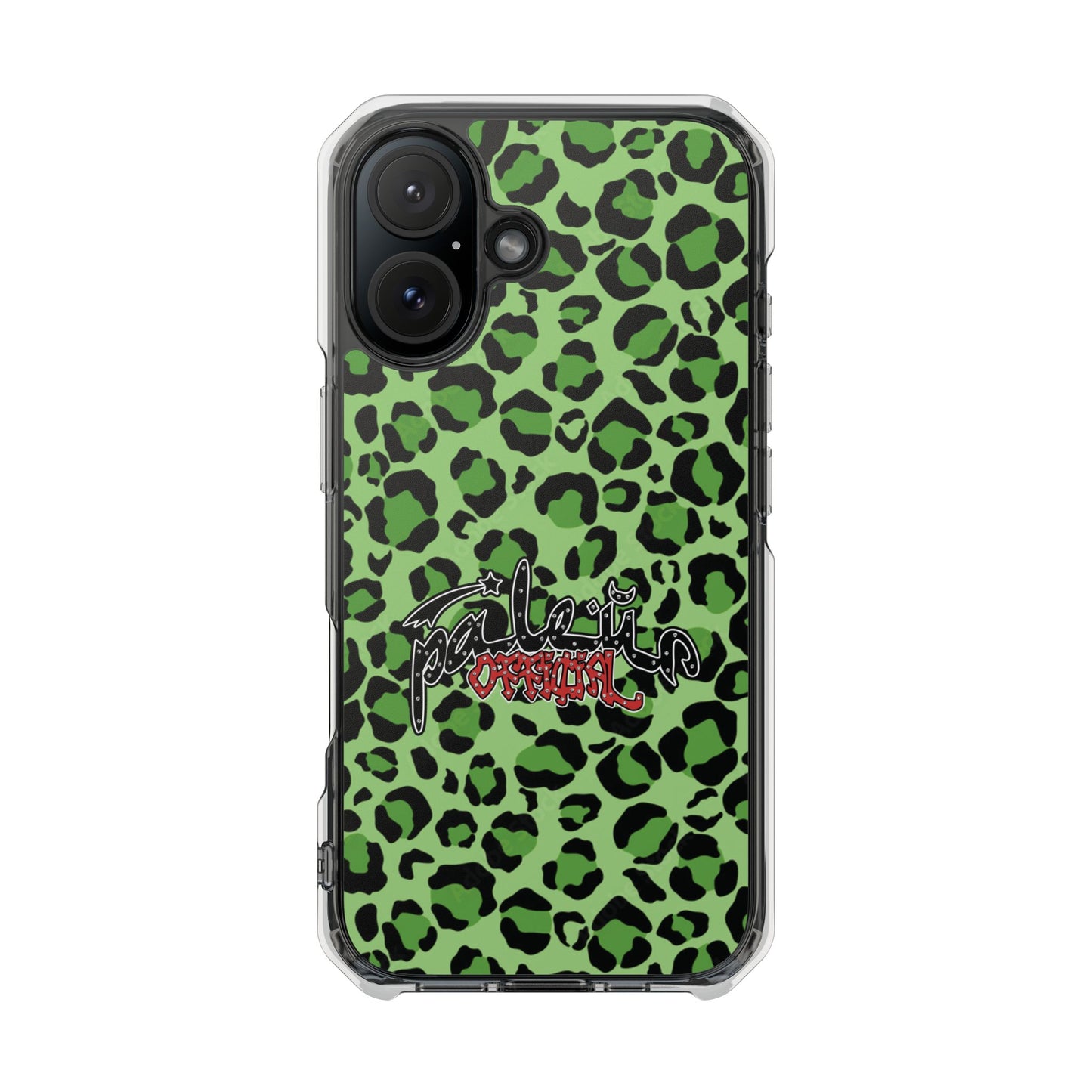 PÂLEUR OFFICIAL GREEN LEOPARD IPHONE CASE