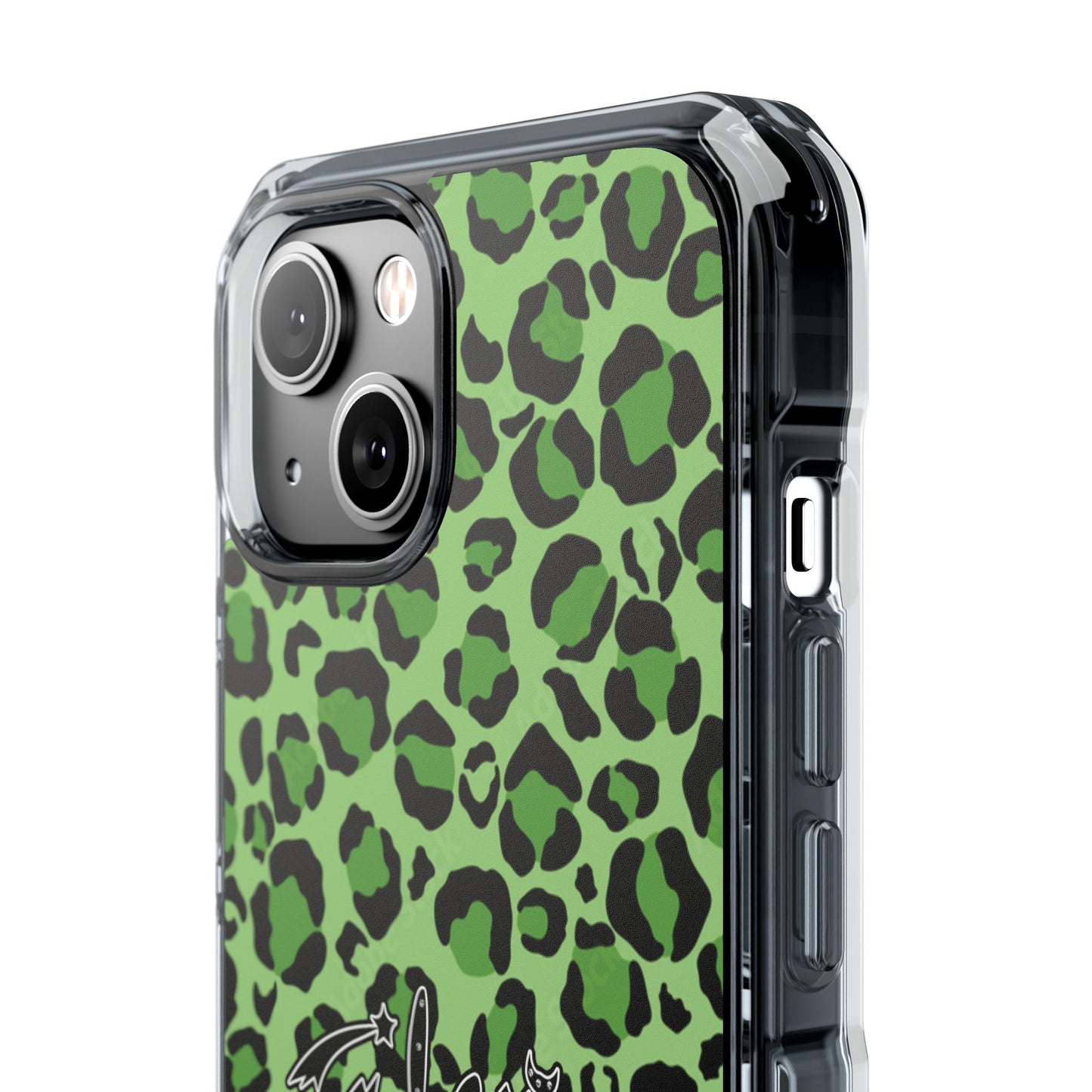 PÂLEUR OFFICIAL GREEN LEOPARD IPHONE CASE