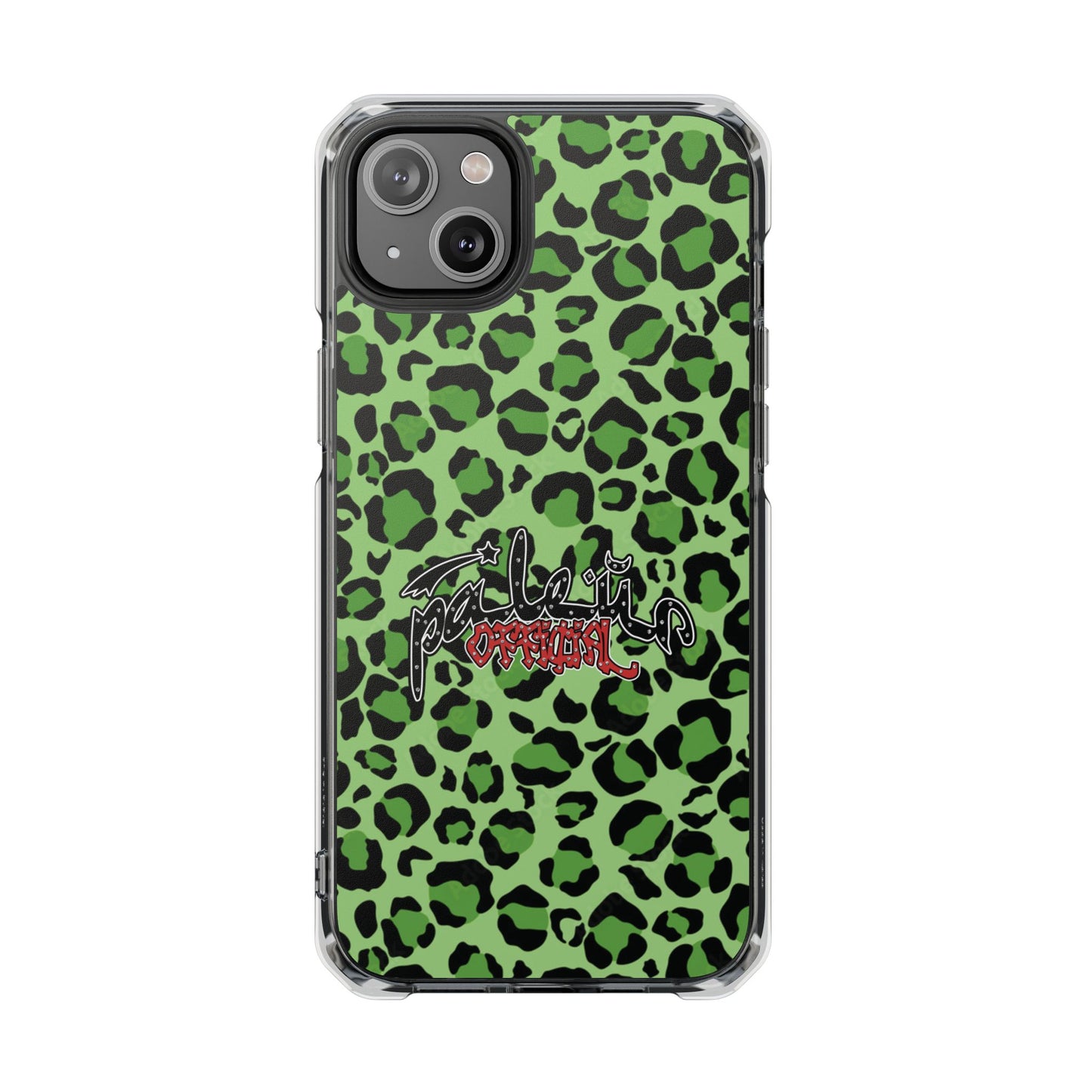 PÂLEUR OFFICIAL GREEN LEOPARD IPHONE CASE