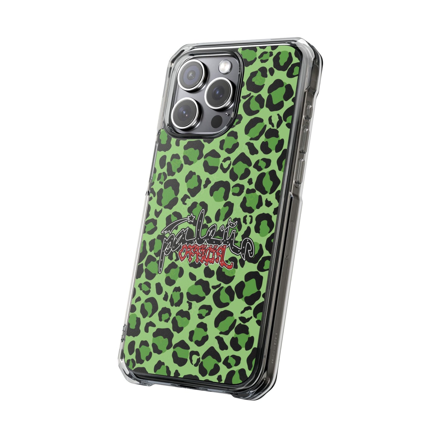 PÂLEUR OFFICIAL GREEN LEOPARD IPHONE CASE