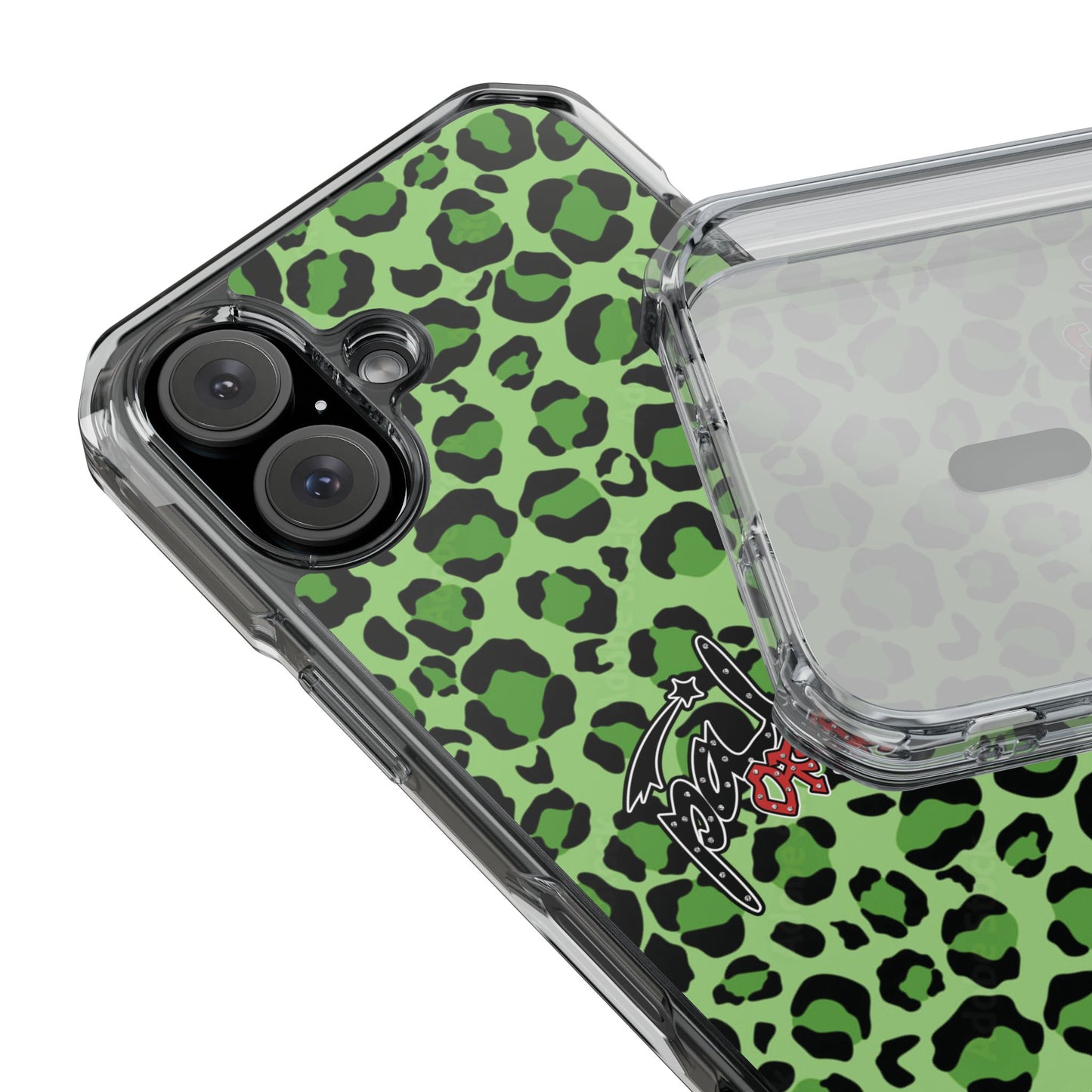 PÂLEUR OFFICIAL GREEN LEOPARD IPHONE CASE