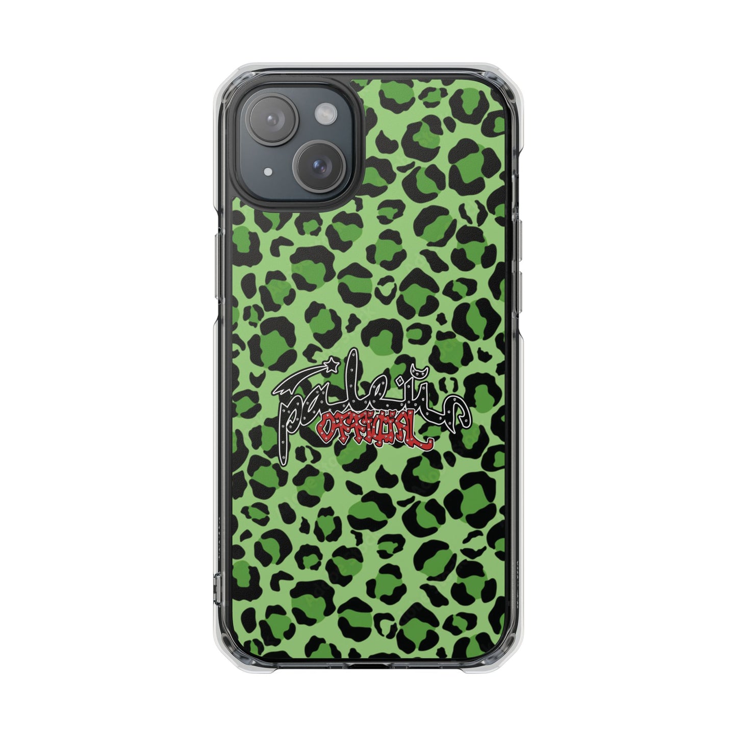 PÂLEUR OFFICIAL GREEN LEOPARD IPHONE CASE