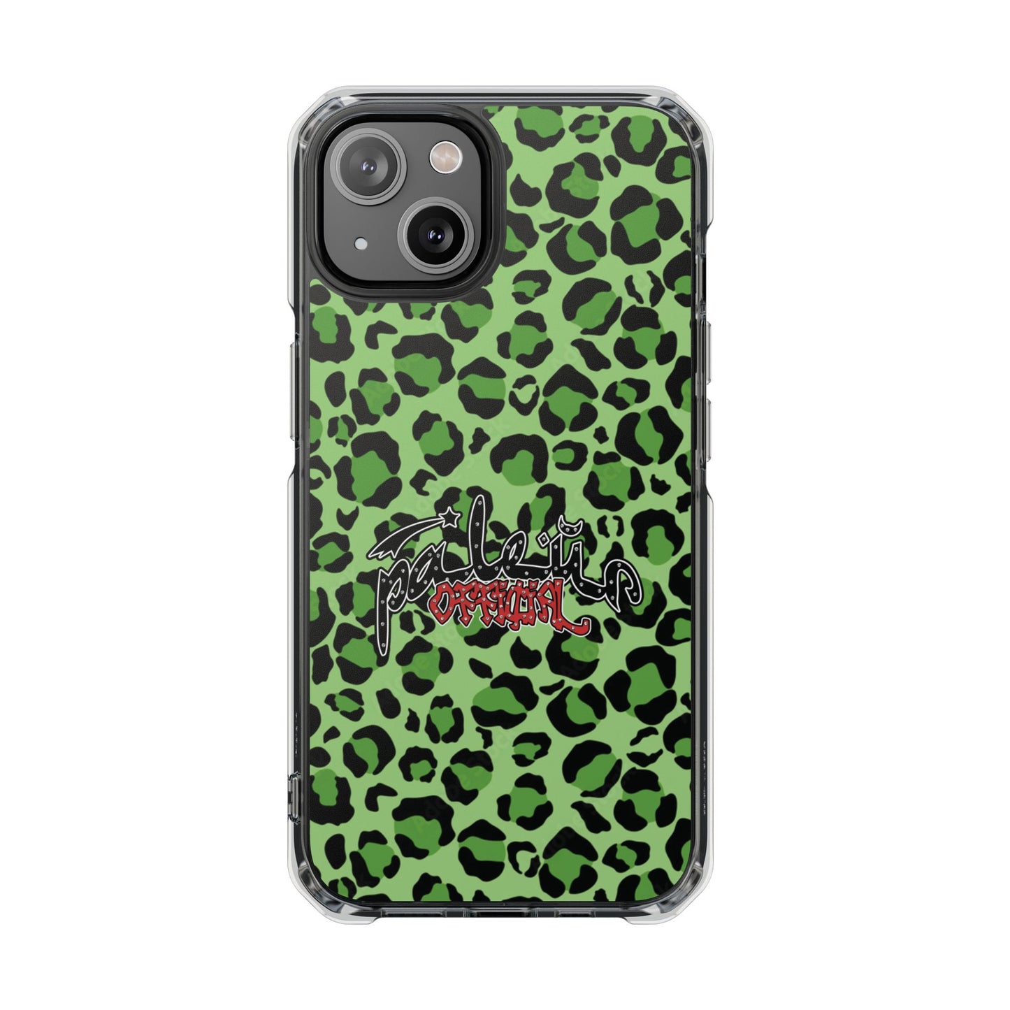 PÂLEUR OFFICIAL GREEN LEOPARD IPHONE CASE