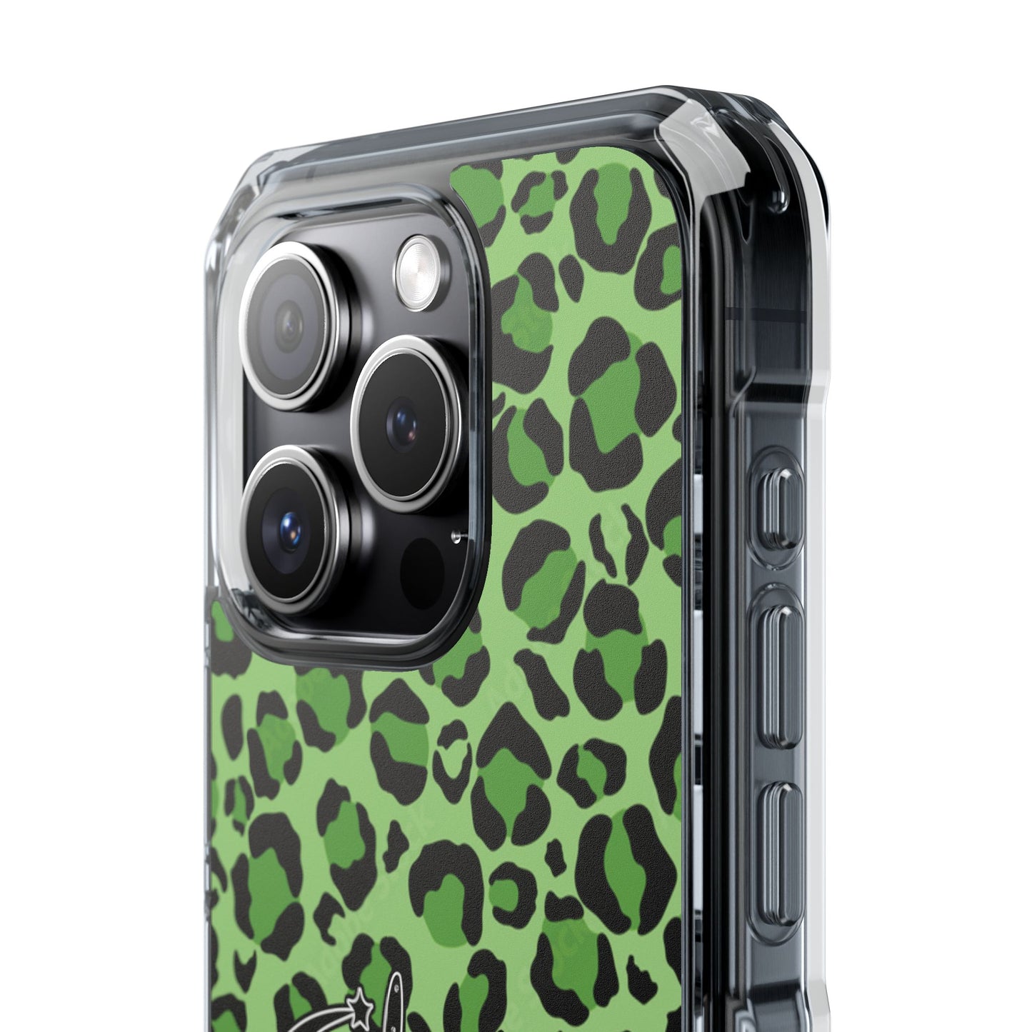 PÂLEUR OFFICIAL GREEN LEOPARD IPHONE CASE