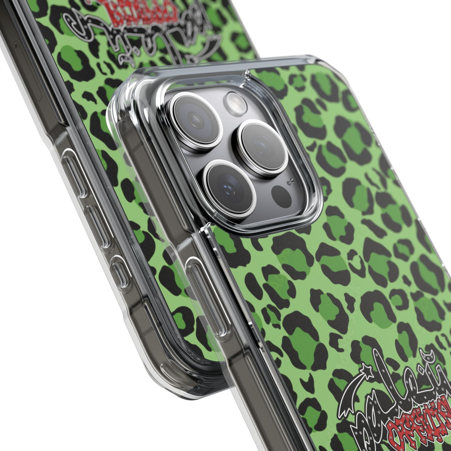 PÂLEUR OFFICIAL GREEN LEOPARD IPHONE CASE