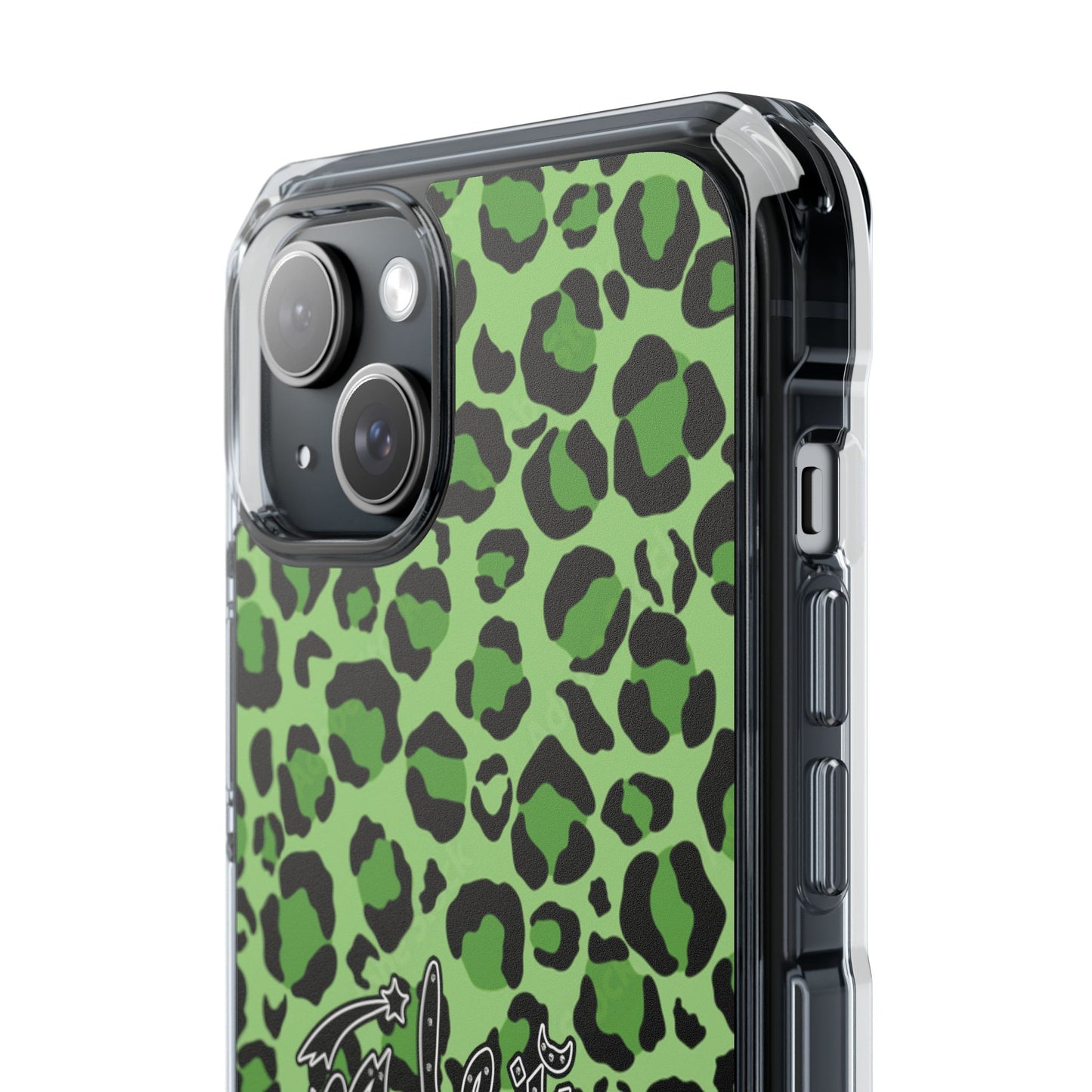 PÂLEUR OFFICIAL GREEN LEOPARD IPHONE CASE