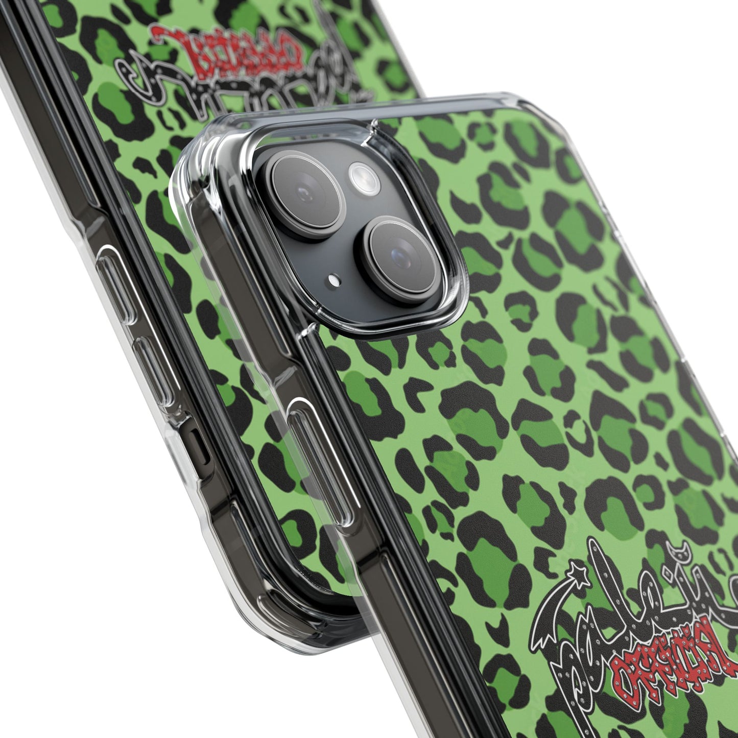 PÂLEUR OFFICIAL GREEN LEOPARD IPHONE CASE