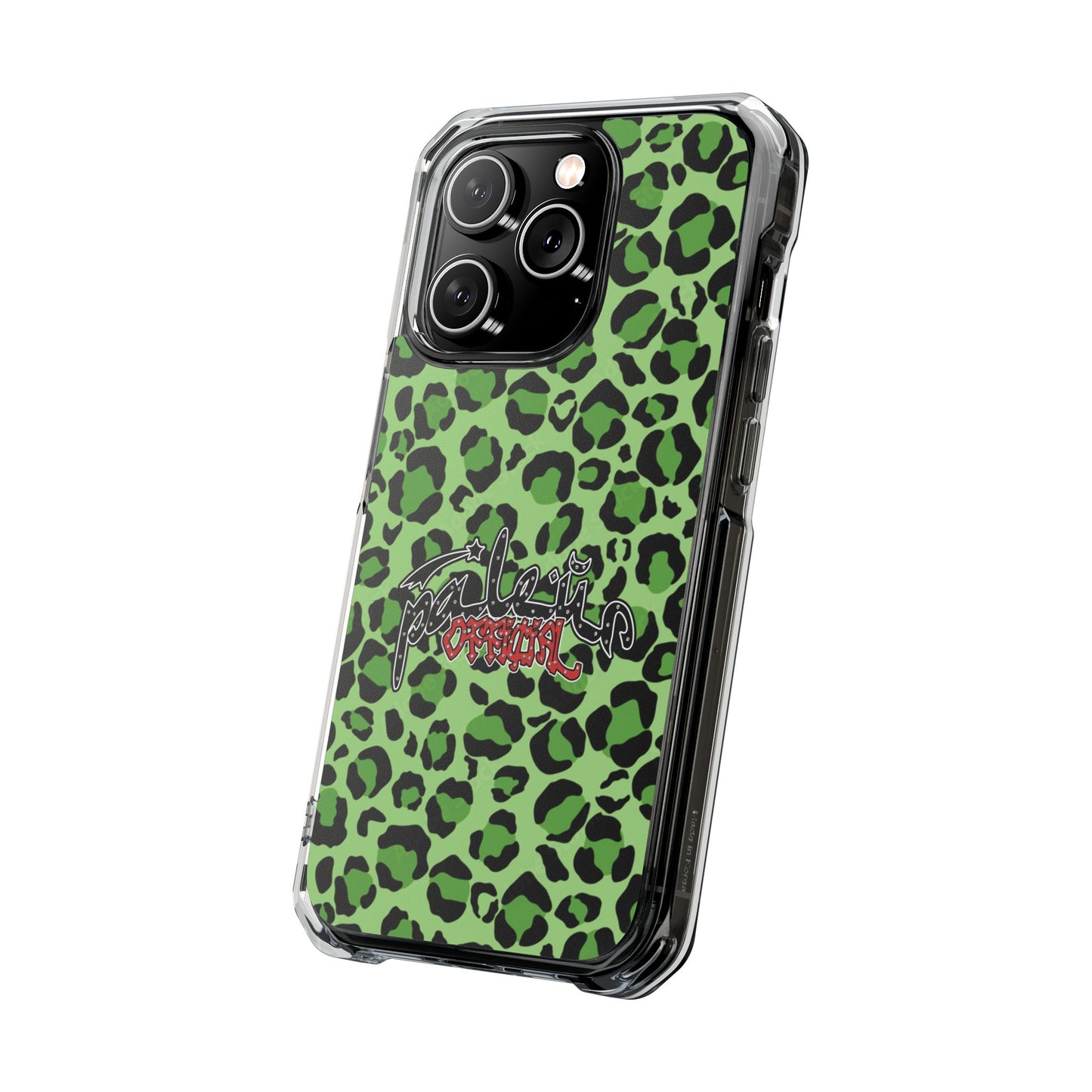 PÂLEUR OFFICIAL GREEN LEOPARD IPHONE CASE
