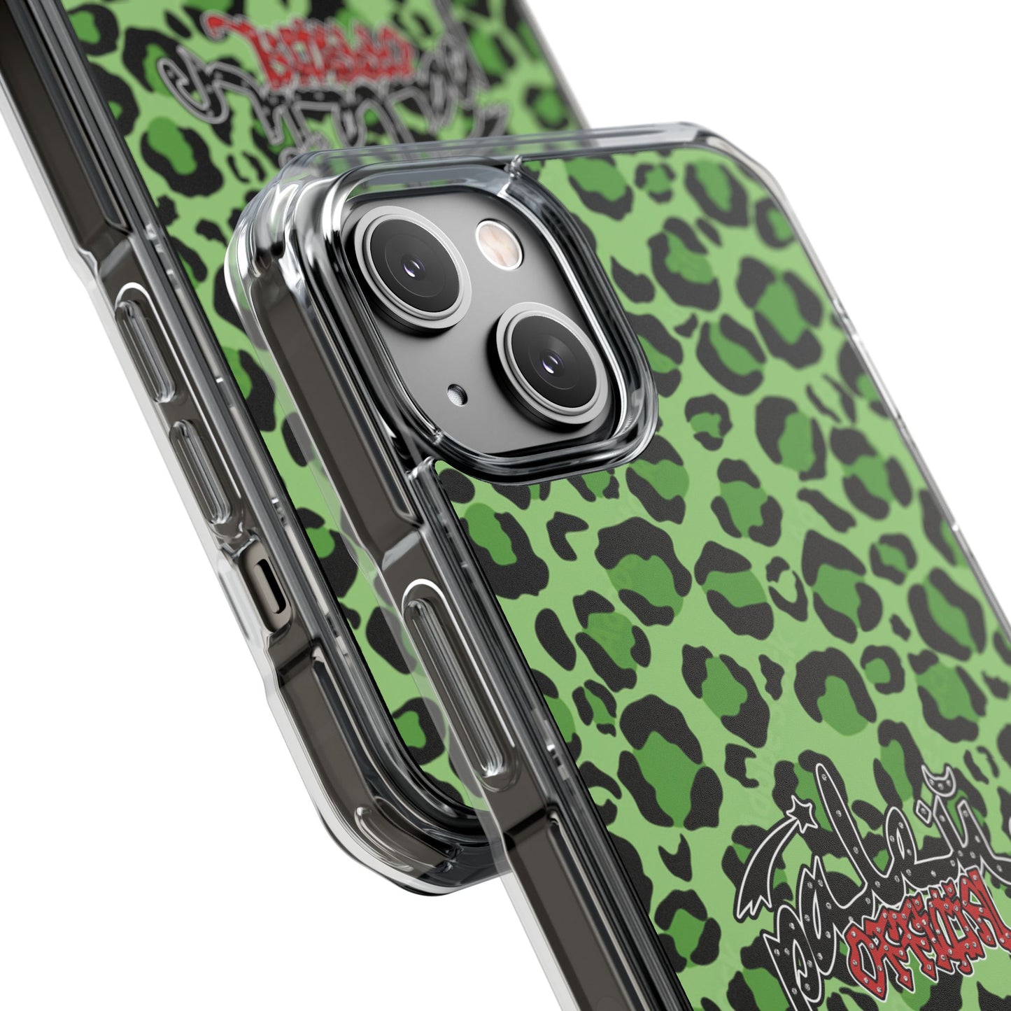 PÂLEUR OFFICIAL GREEN LEOPARD IPHONE CASE