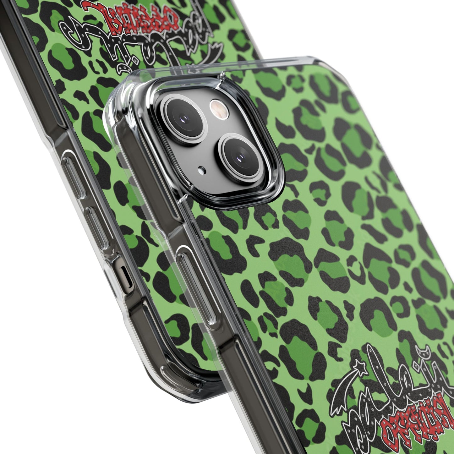 PÂLEUR OFFICIAL GREEN LEOPARD IPHONE CASE
