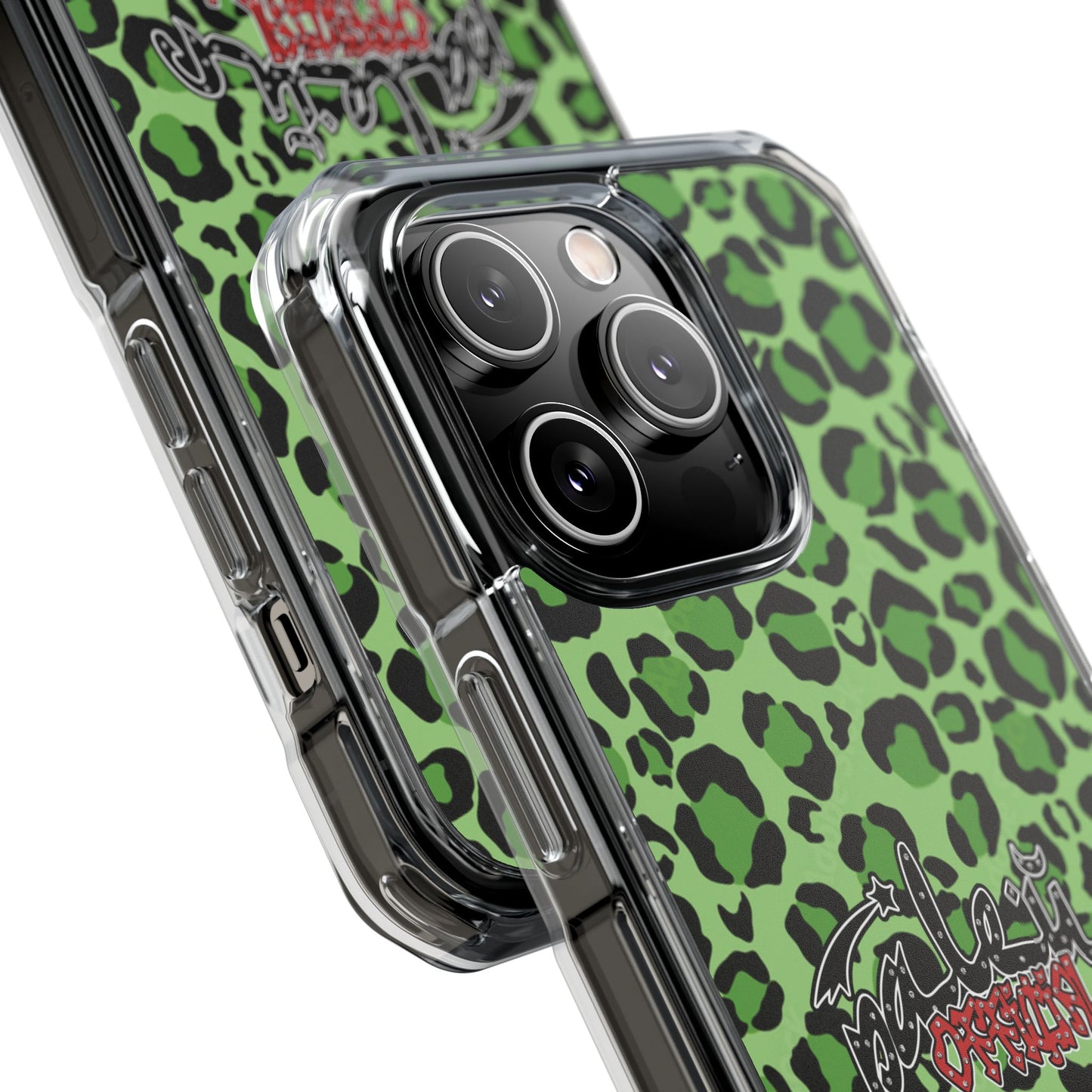 PÂLEUR OFFICIAL GREEN LEOPARD IPHONE CASE
