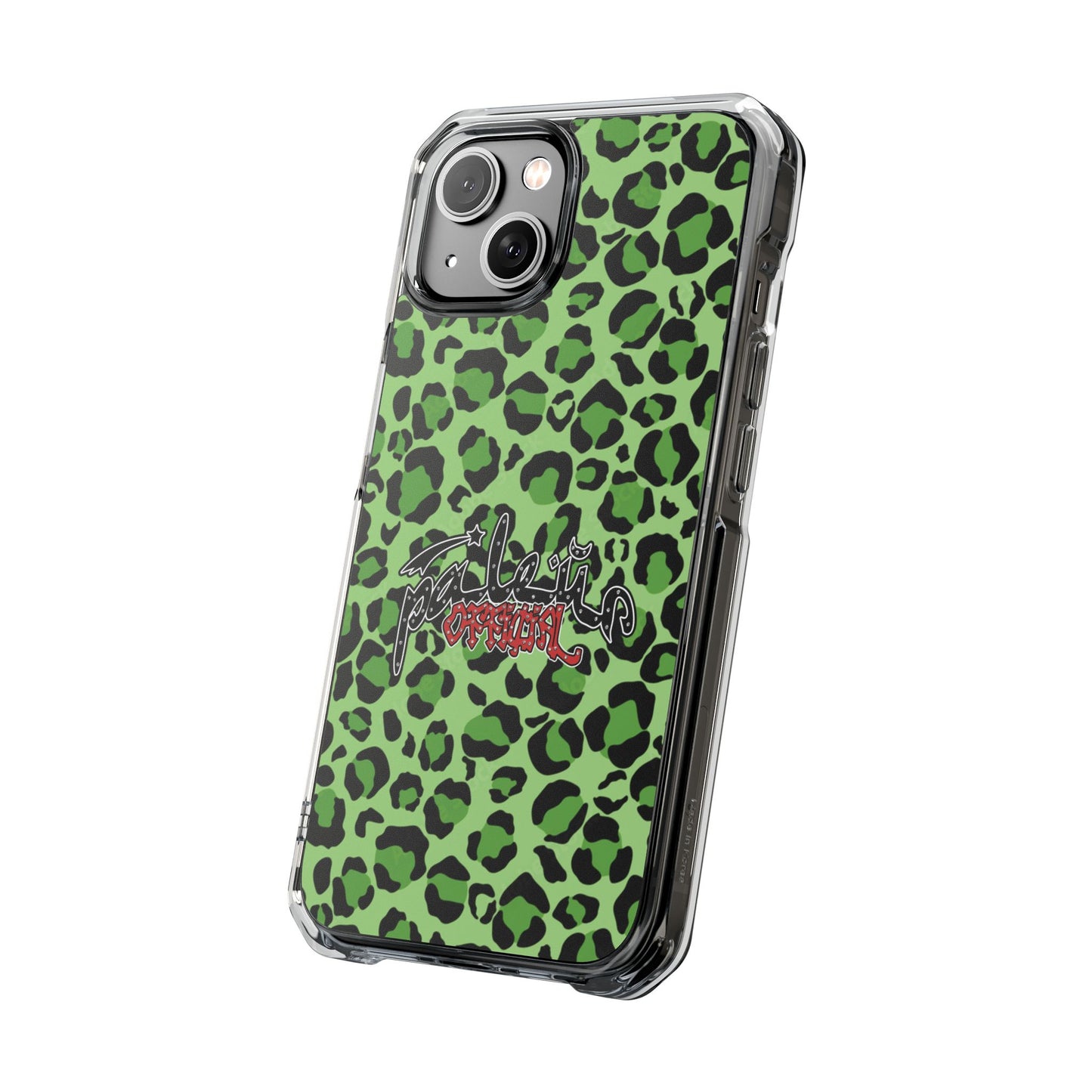 PÂLEUR OFFICIAL GREEN LEOPARD IPHONE CASE
