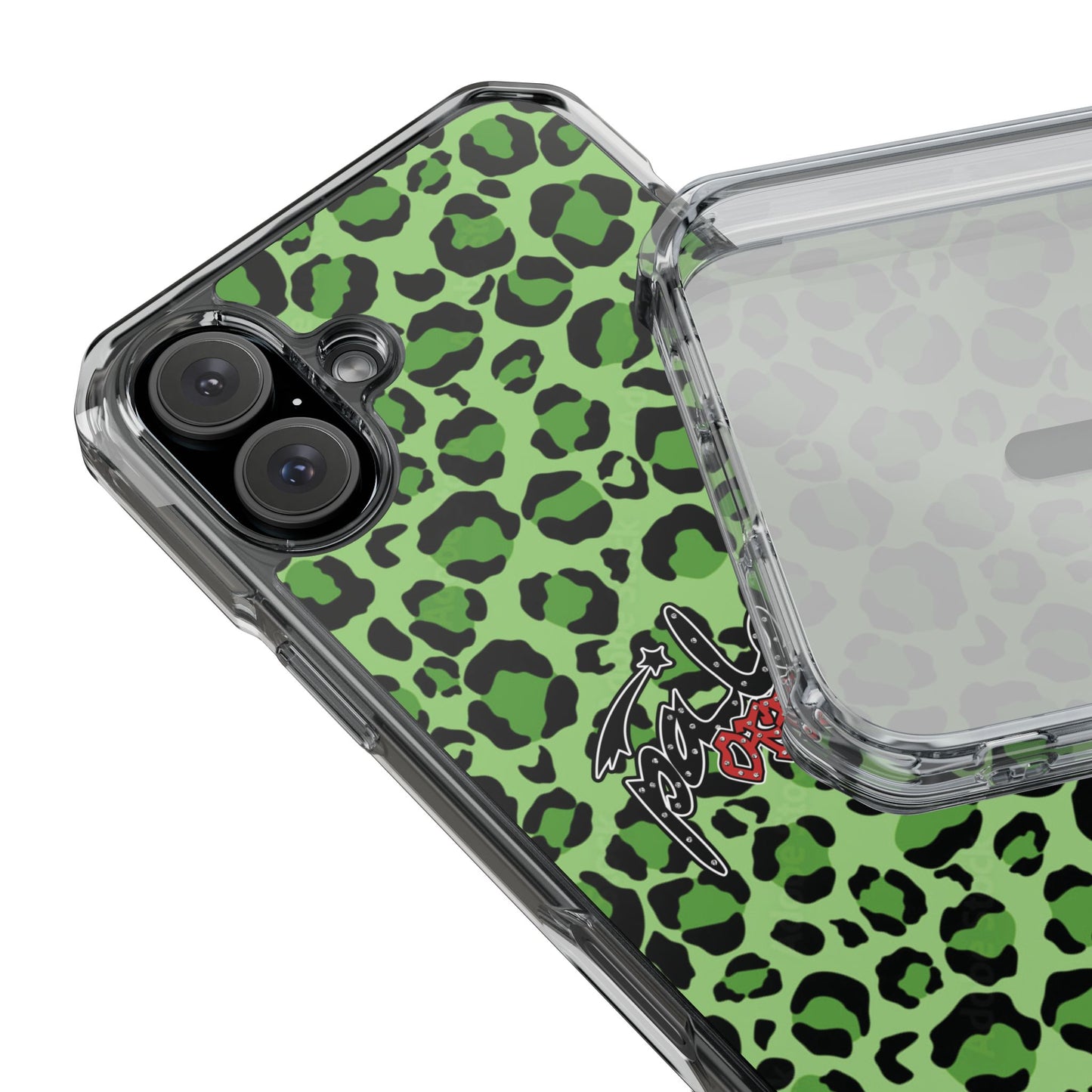 PÂLEUR OFFICIAL GREEN LEOPARD IPHONE CASE