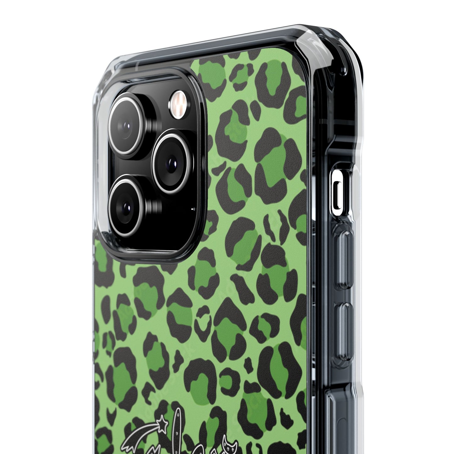 PÂLEUR OFFICIAL GREEN LEOPARD IPHONE CASE