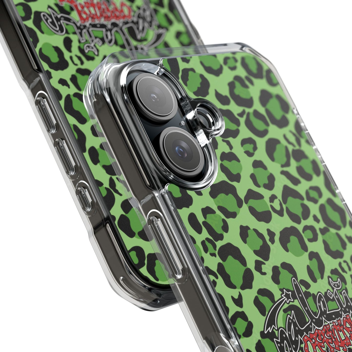 PÂLEUR OFFICIAL GREEN LEOPARD IPHONE CASE