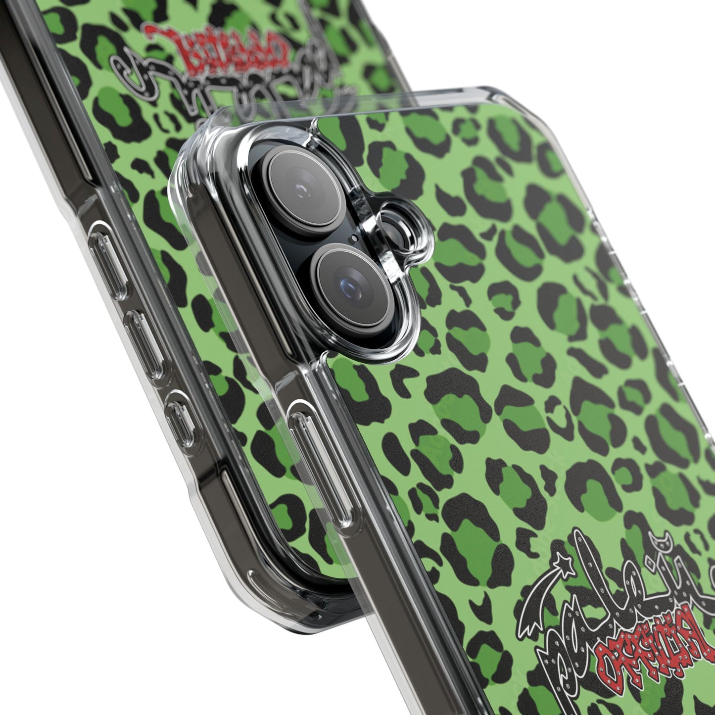 PÂLEUR OFFICIAL GREEN LEOPARD IPHONE CASE