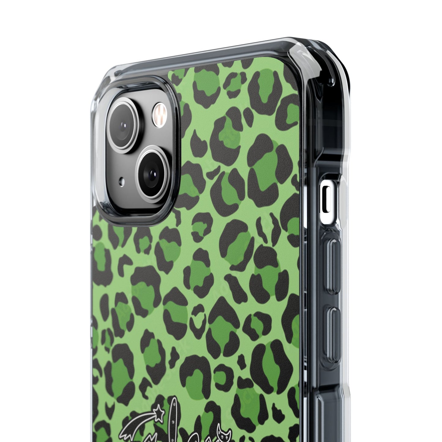 PÂLEUR OFFICIAL GREEN LEOPARD IPHONE CASE