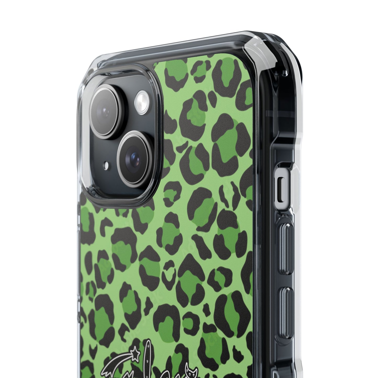 PÂLEUR OFFICIAL GREEN LEOPARD IPHONE CASE