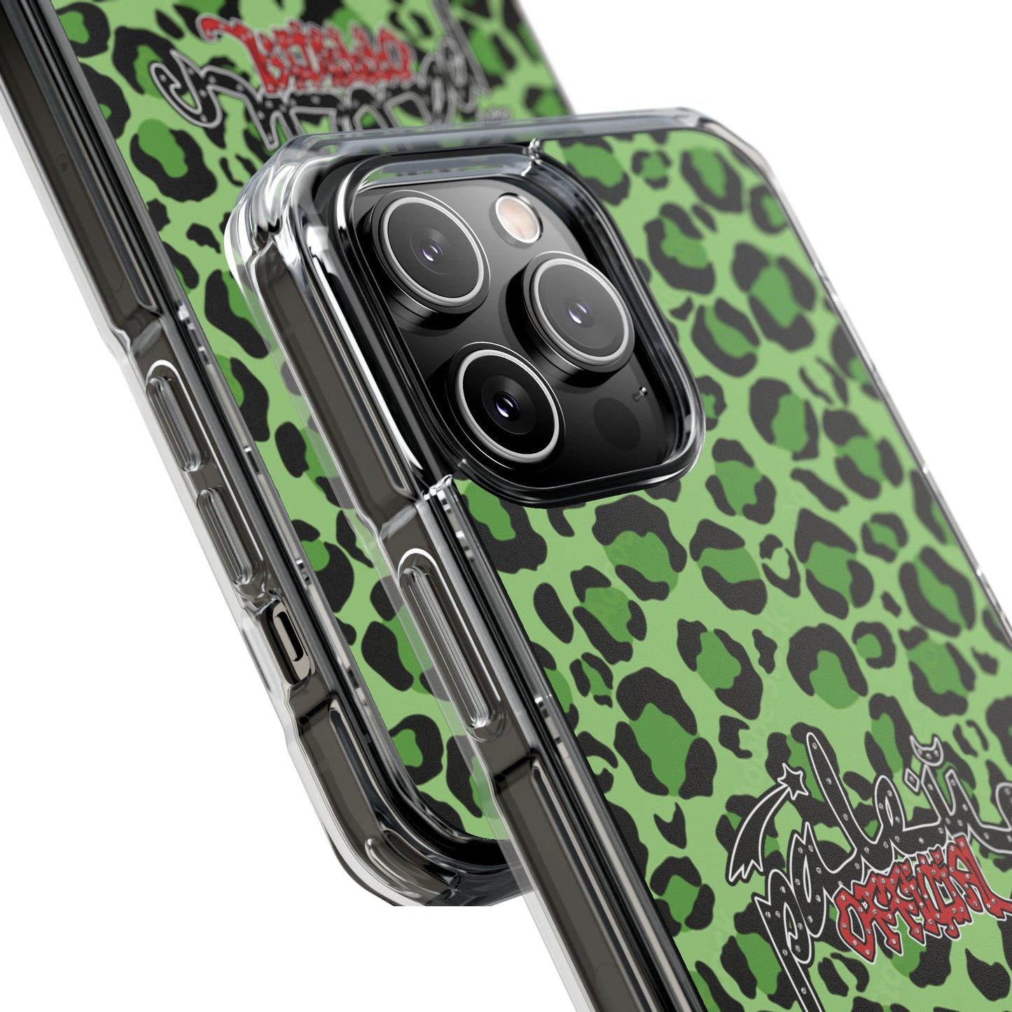 PÂLEUR OFFICIAL GREEN LEOPARD IPHONE CASE