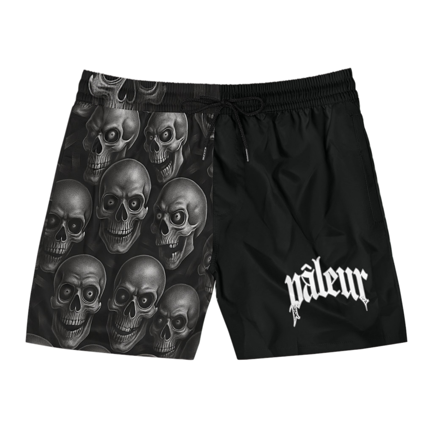PÂLEUR OFFICIAL SUMMER SHORTS - TWO-TONE SKULL CANDY