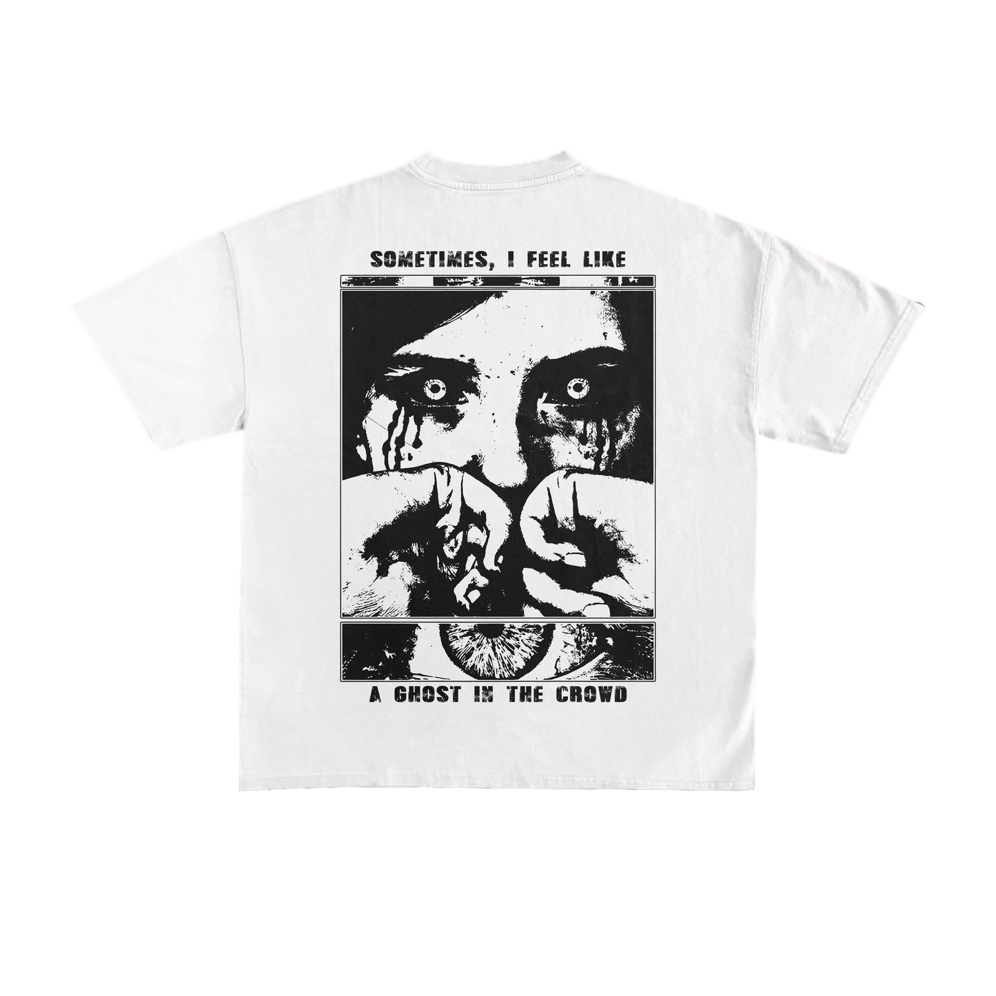 PÂLEUR OFFICIAL GHOST IN CROWD T SHIRT