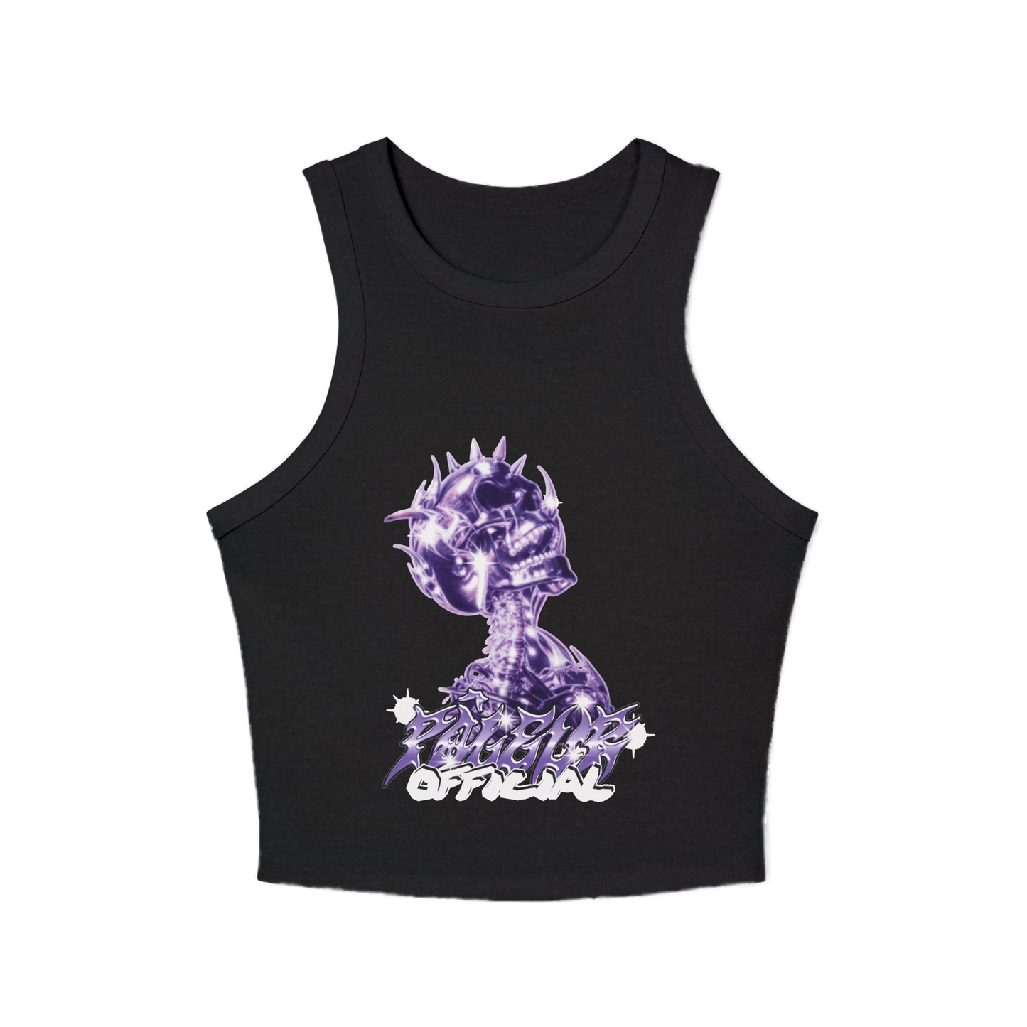 PÂLEUR OFFICIAL FEAR NO MORE CROP TANK TOP