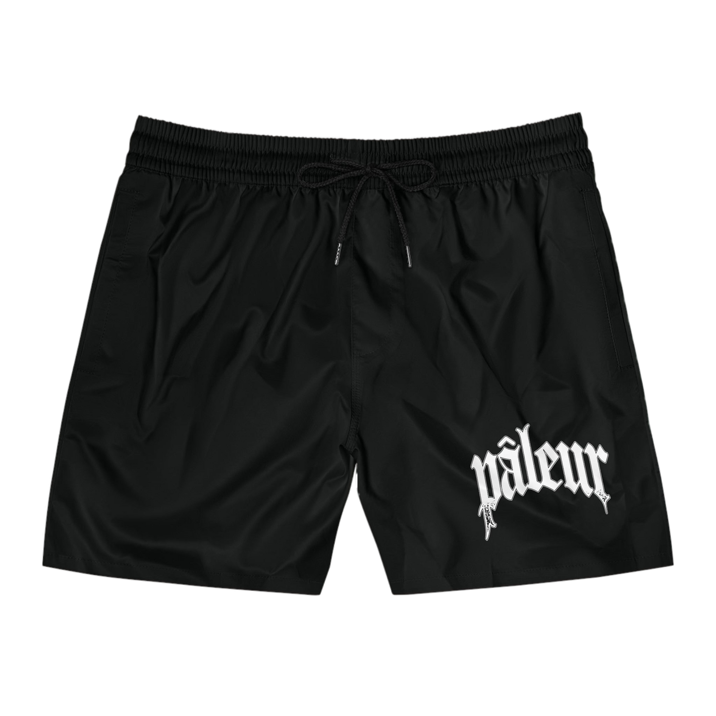PÂLEUR OFFICIAL SUMMER SHORTS - BLACK
