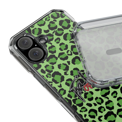 PÂLEUR OFFICIAL GREEN LEOPARD IPHONE CASE