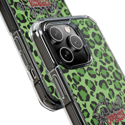 PÂLEUR OFFICIAL GREEN LEOPARD IPHONE CASE