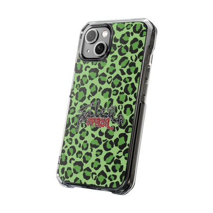 PÂLEUR OFFICIAL GREEN LEOPARD IPHONE CASE