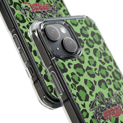 PÂLEUR OFFICIAL GREEN LEOPARD IPHONE CASE