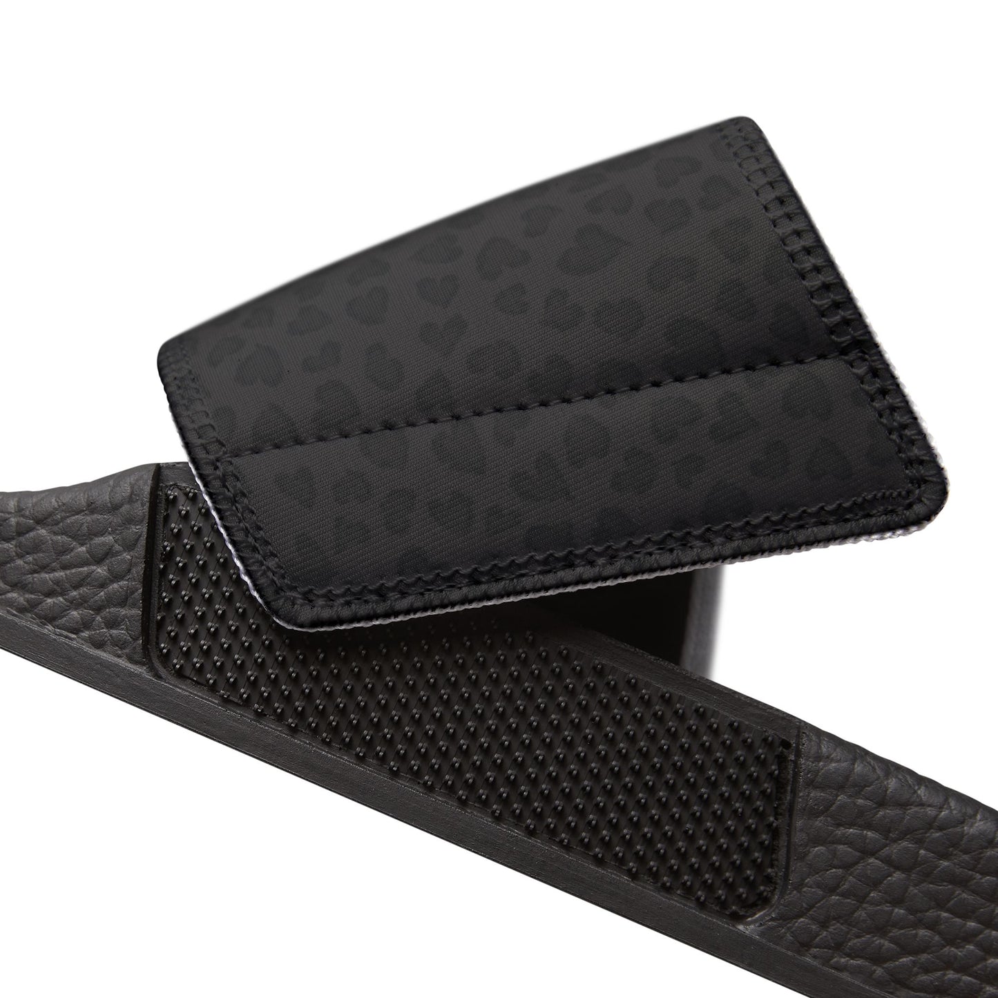 PÂLEUR OFFICIAL SUMMER SLIDES - BLACK PANTHER - REMOVEABLE STRAP