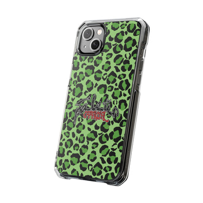PÂLEUR OFFICIAL GREEN LEOPARD IPHONE CASE