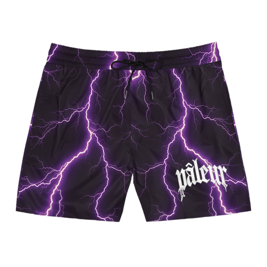 PÂLEUR OFFICIAL SUMMER SHORTS - PURPLE LIGHTNING