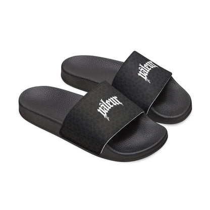 PÂLEUR OFFICIAL SUMMER SLIDES - BLACK PANTHER - REMOVEABLE STRAP