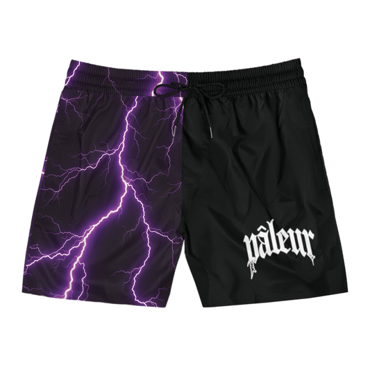 PÂLEUR OFFICIAL SUMMER SHORTS - TWO-TONE PURPLE LIGHTING