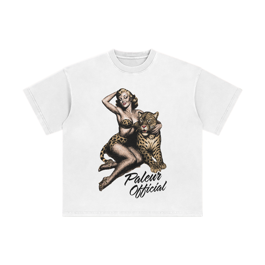 PÂLEUR OFFICIAL LEOPARD T SHIRT