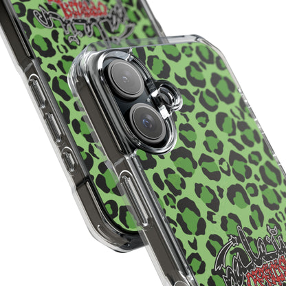 PÂLEUR OFFICIAL GREEN LEOPARD IPHONE CASE