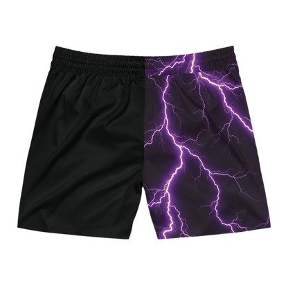 PÂLEUR OFFICIAL SUMMER SHORTS - TWO-TONE PURPLE LIGHTING