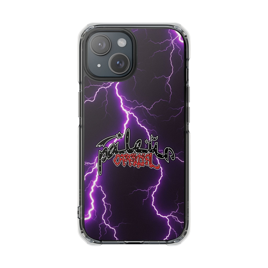PÂLEUR OFFICIAL PURPLE LIGHTNING IPHONE CASE