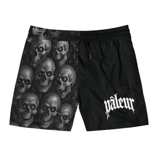 PÂLEUR OFFICIAL SUMMER SHORTS - TWO-TONE SKULL CANDY