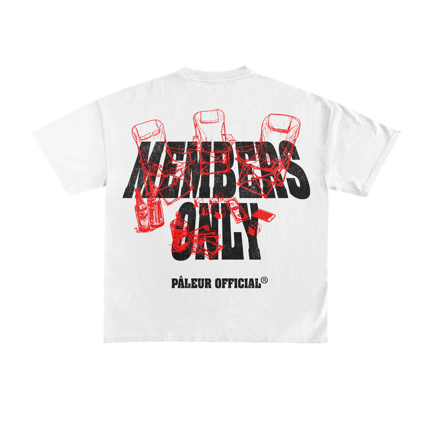 PÂLEUR OFFICIAL MEMBERS ONLY T SHIRT