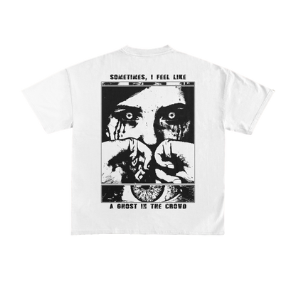 PÂLEUR OFFICIAL GHOST IN CROWD T SHIRT
