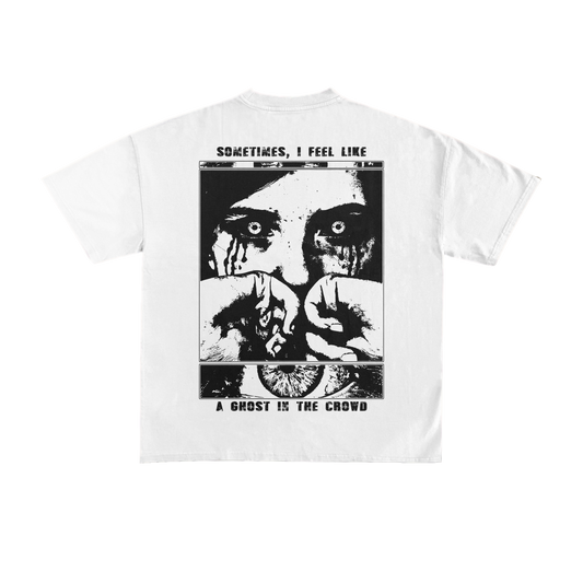 PÂLEUR OFFICIAL GHOST IN CROWD T SHIRT