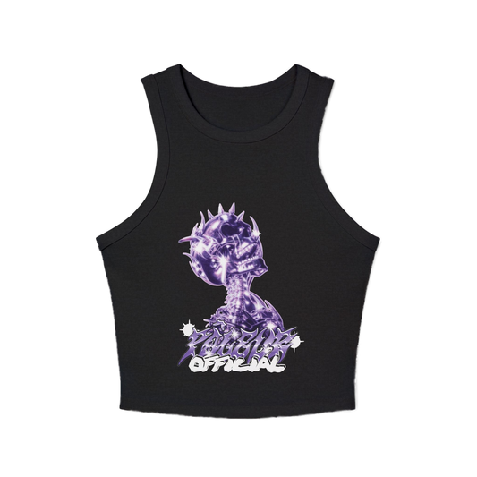 PÂLEUR OFFICIAL FEAR NO MORE CROP TANK TOP