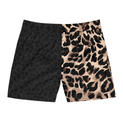 PÂLEUR OFFICIAL SUMMER SHORTS - TWO-TONE LEOPARD