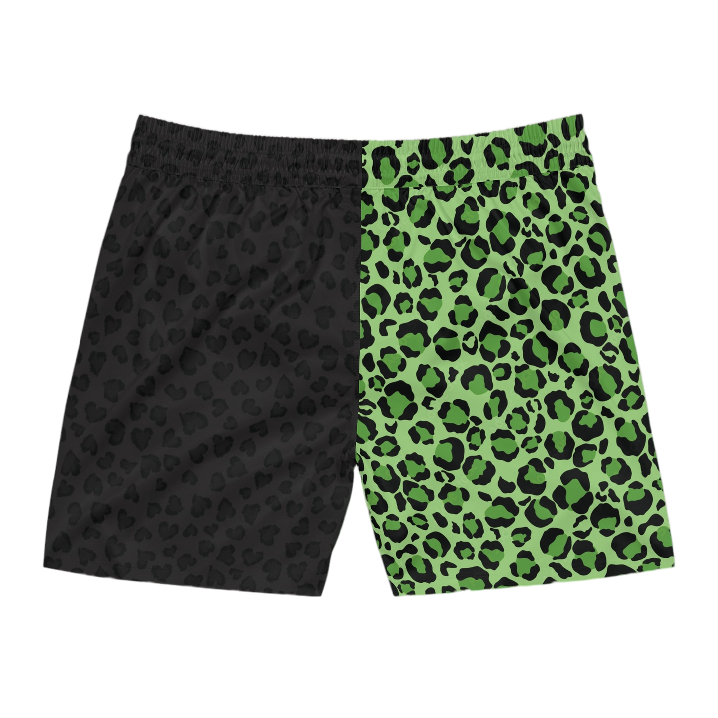 PÂLEUR OFFICIAL SUMMER SHORTS - TWO-TONE GREEN LEOPARD