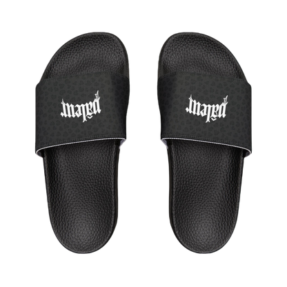 PÂLEUR OFFICIAL SUMMER SLIDES - BLACK PANTHER - REMOVEABLE STRAP