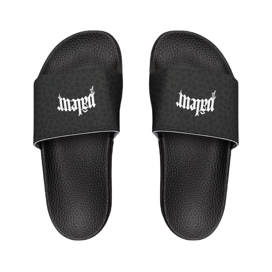 PÂLEUR OFFICIAL SUMMER SLIDES - BLACK PANTHER - REMOVEABLE STRAP