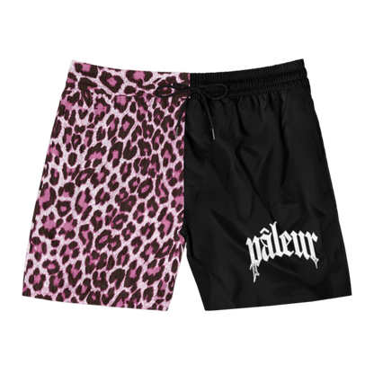 PÂLEUR OFFICIAL SUMMER SHORTS - TWO-TONE PINK PANTHER